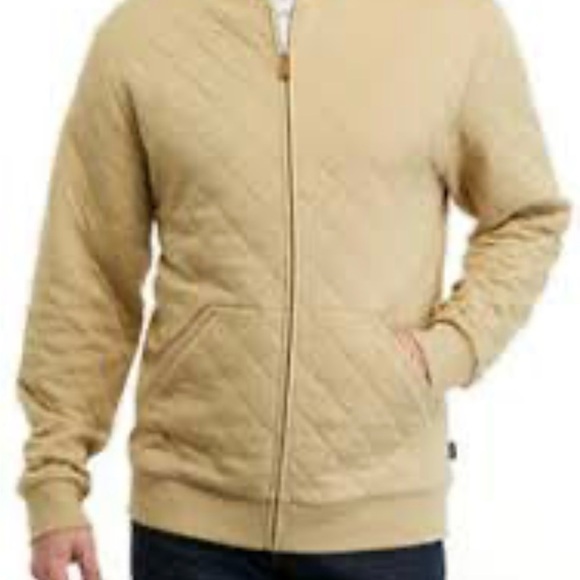 Crown & Ivy men’s Quilted Full Zip Jacket size Medium cozy loungewear - Picture 4 of 4